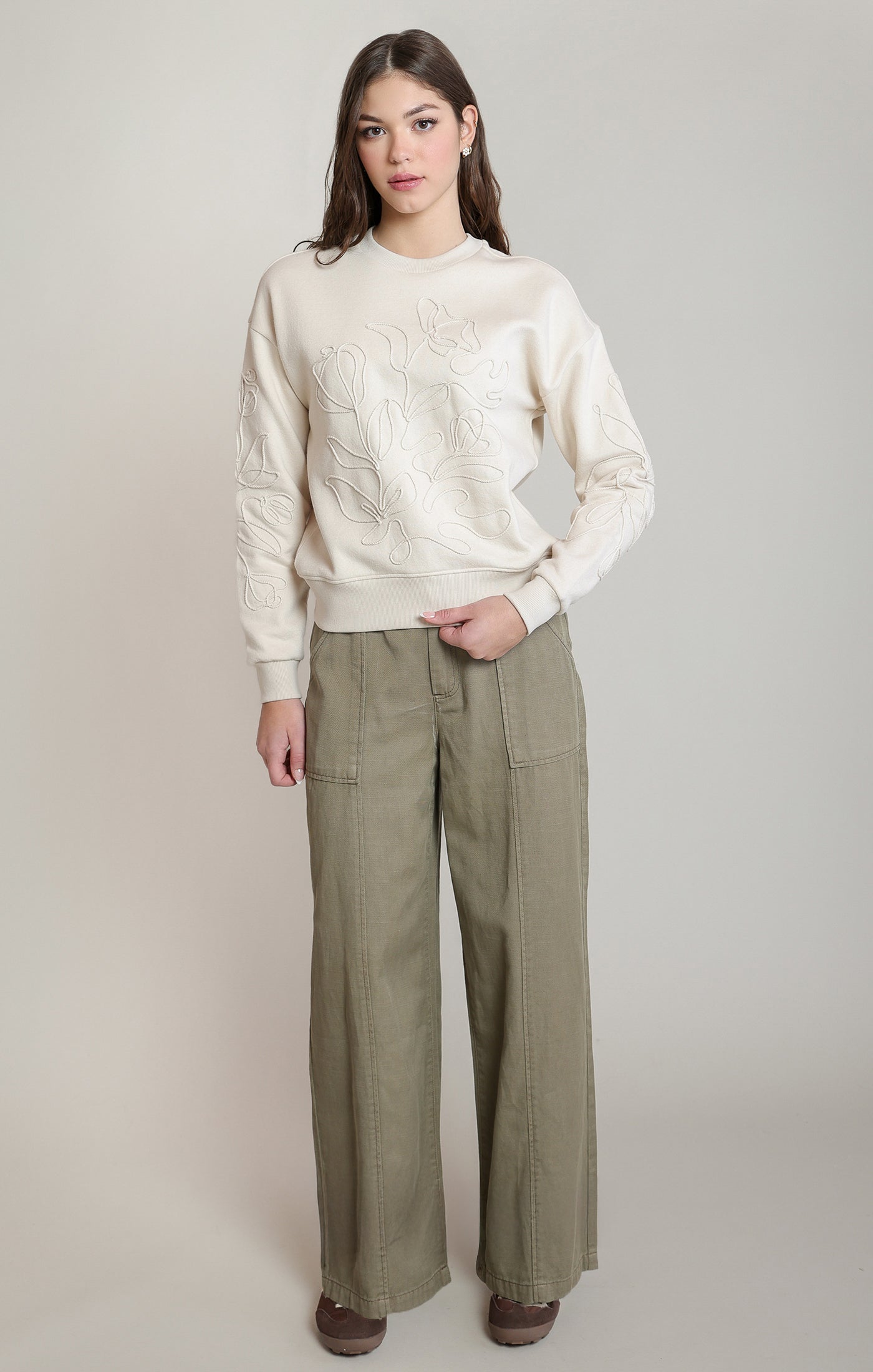 Embroidered Sweatshirt