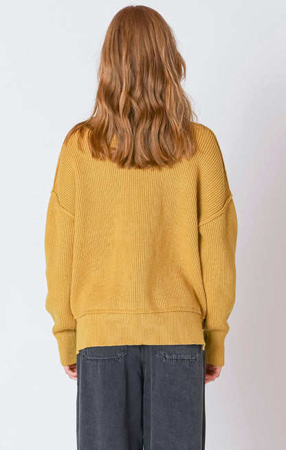 Mockneck Sweater - Ochre
