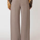 Wide Leg Knit Trouser - Dark Taupe