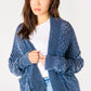 Dex Washed Indigo Relaxed Cardigan