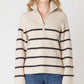Half-Zip Longline Sweater
