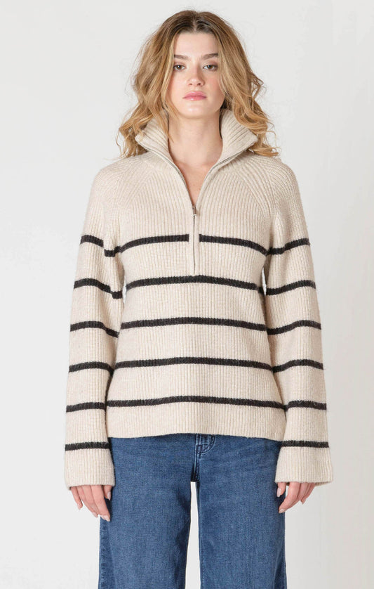 Half-Zip Longline Sweater