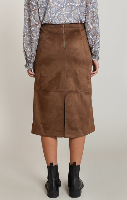 Suede Skirt