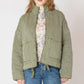 Drawstring Quilted Jacket