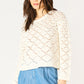 Dex Ecru Crochet Sweater