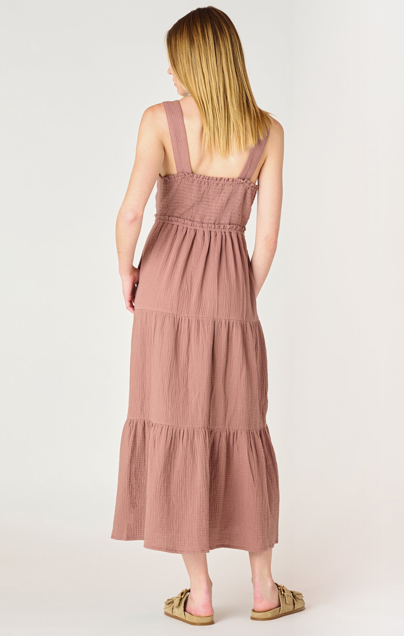 Dex Textured Midi Dress