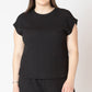 Dex Curvy Drop Shoulder Textured Top