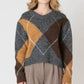 V-Neck Patterned Sweater