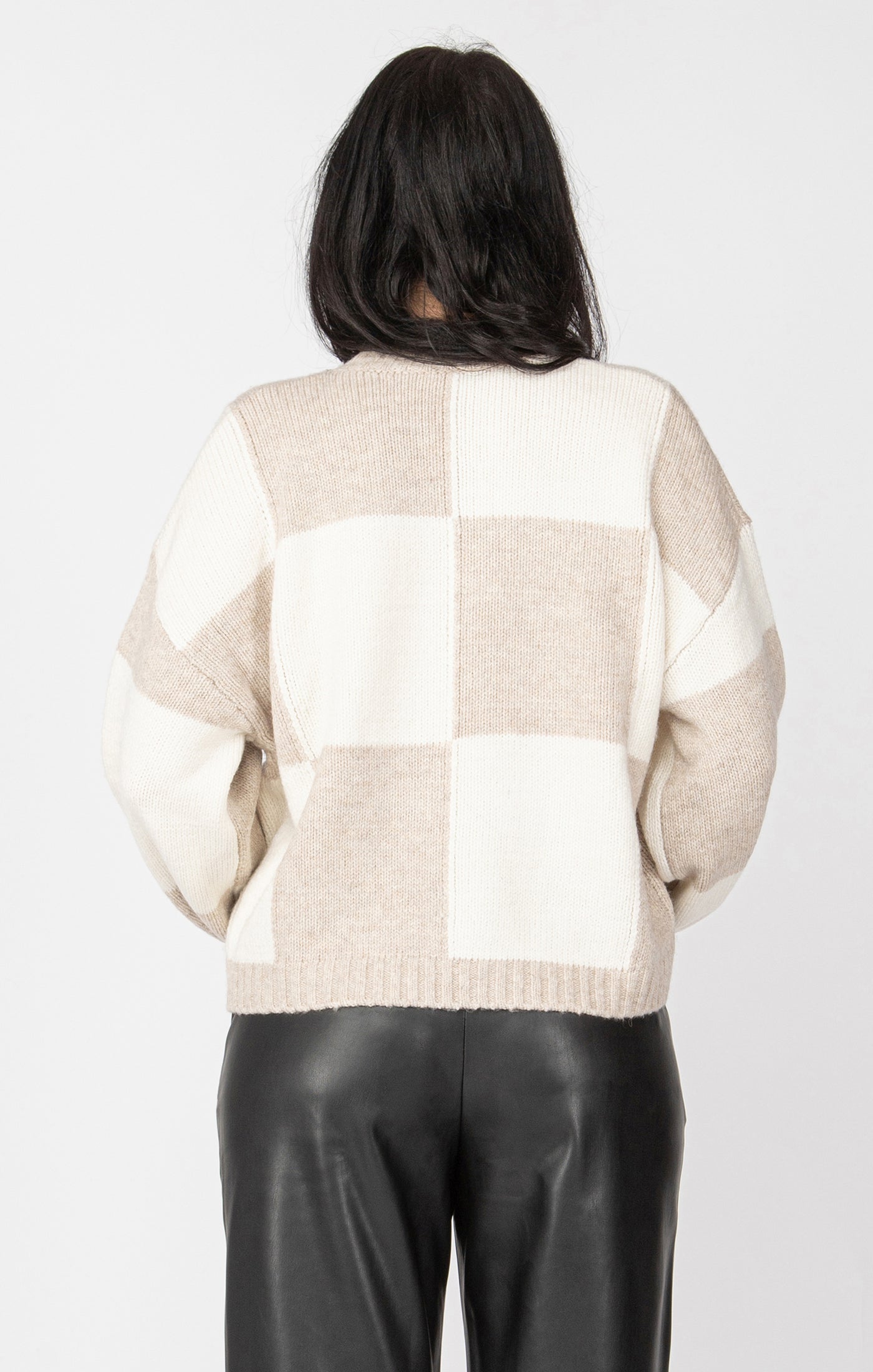 Dex Long Sleeve Colour Block Sweater