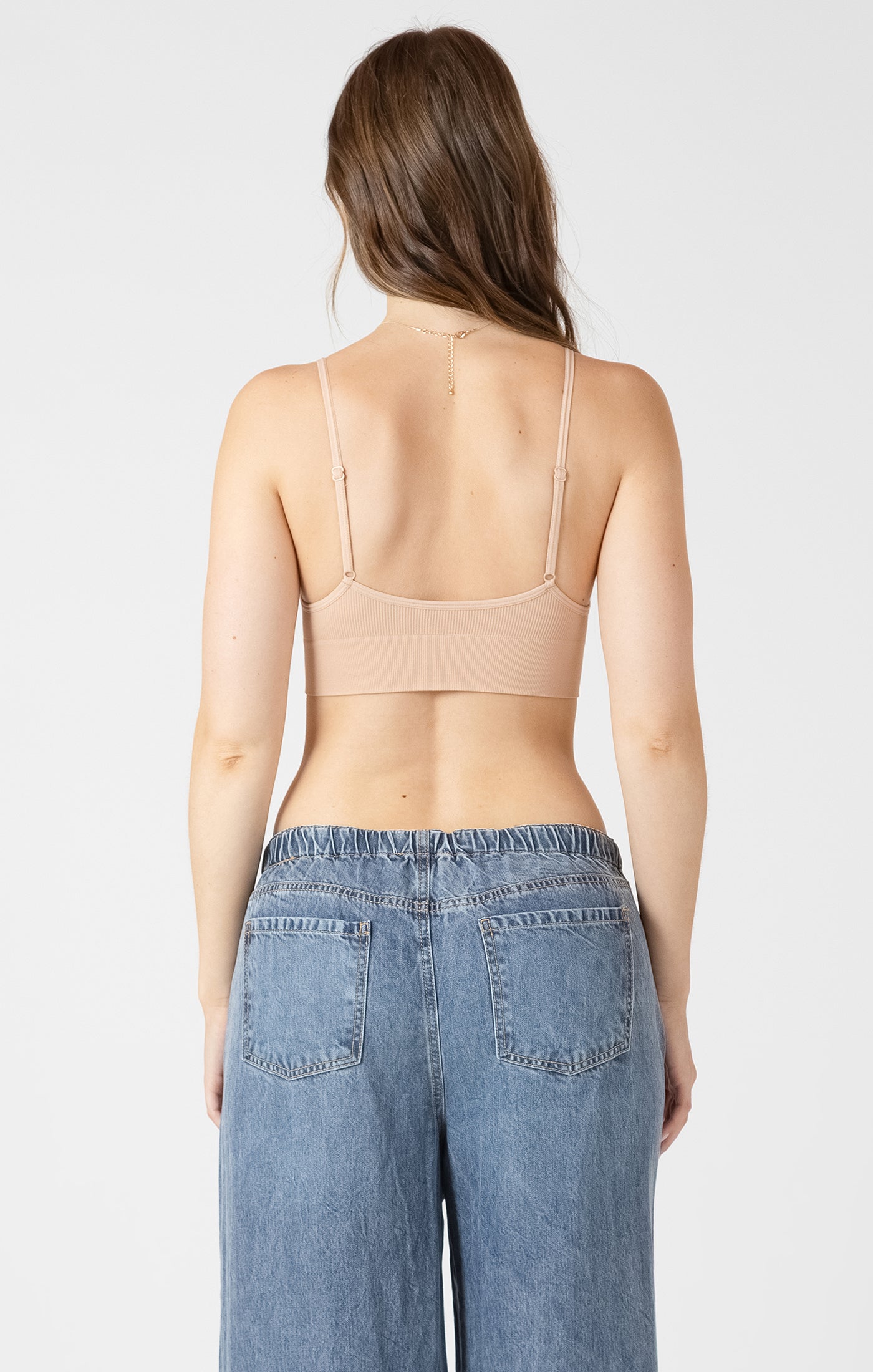 Seamless Padded Bralette - Nude