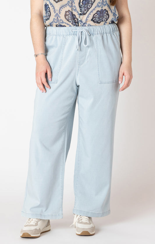 Dex Curvy Knit Denim Jogger