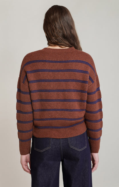Stripe Crewneck Sweater