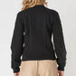 Half-Zip Cable Sweater