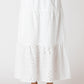 Embroidered Eyelet Maxi Skirt