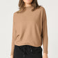 Dex Long Sleeve Mock Neck Ribbed Top