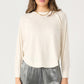 Dex Long Sleeve Ruffle Trim Top