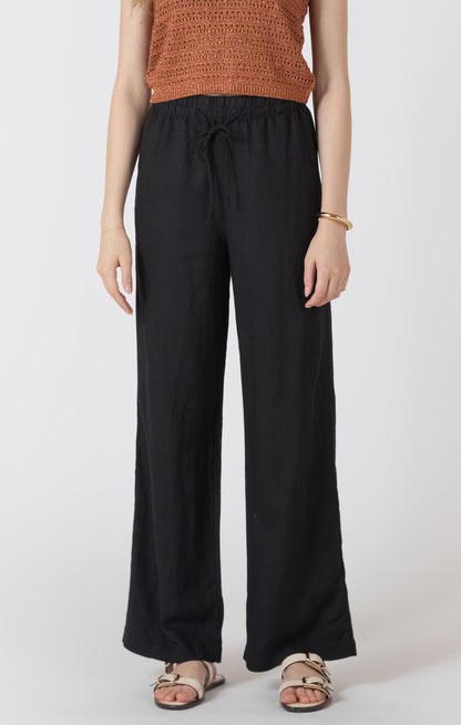 Linen Pants - Black