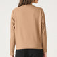 Dex Long Sleeve Mock Neck Ribbed Top