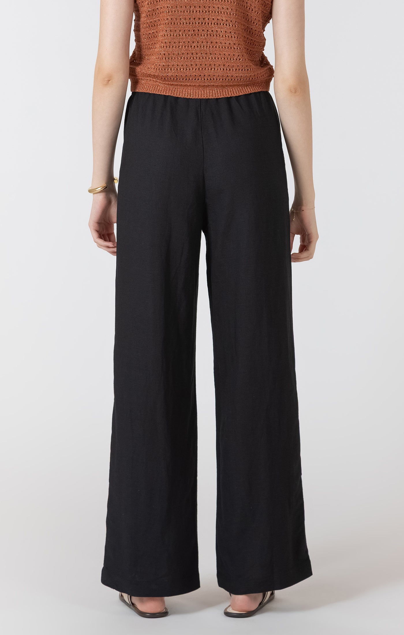 Linen Pants - Black