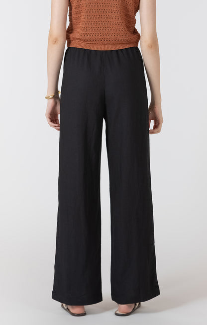 Linen Pants - Black