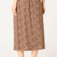 Dex Leopard Midi Skirt