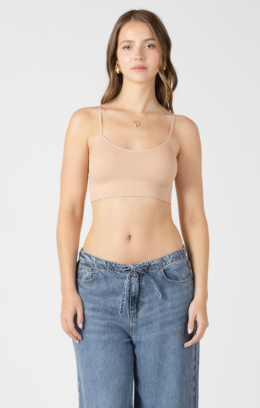Seamless Padded Bralette - Nude