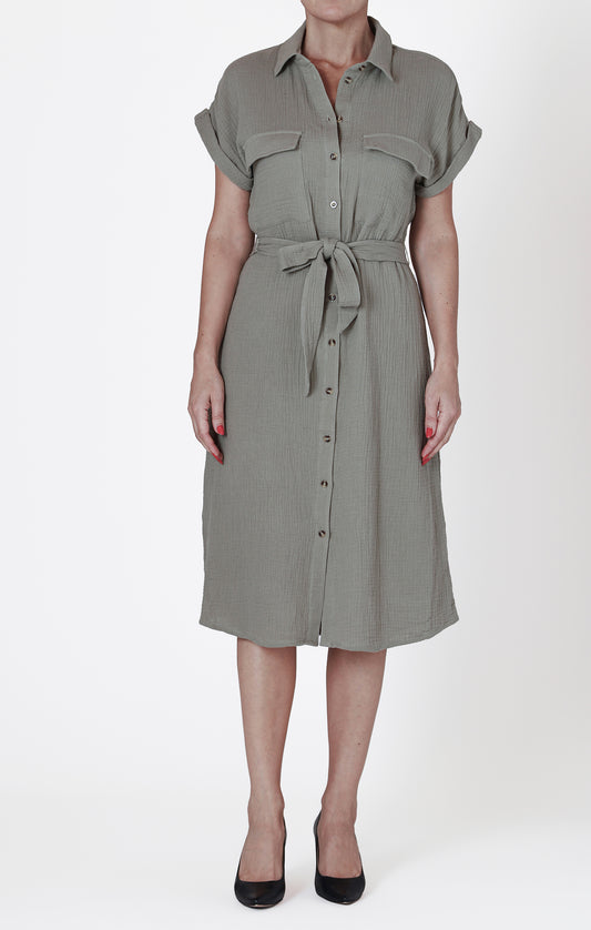 Utility Shirt Dress