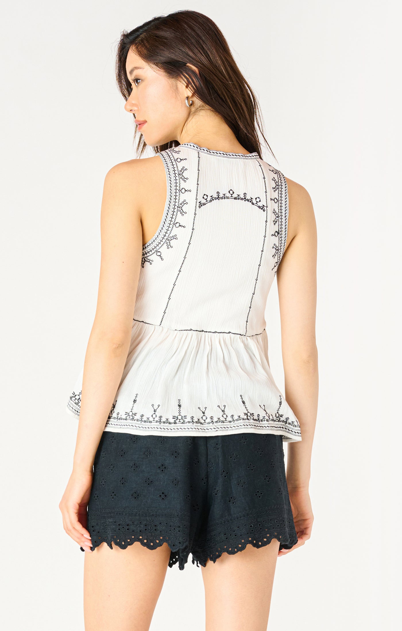 Embroidered Tank