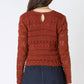 Scallop Hem Crochet Top