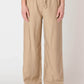 Wide Leg Flowy Pant - Safari