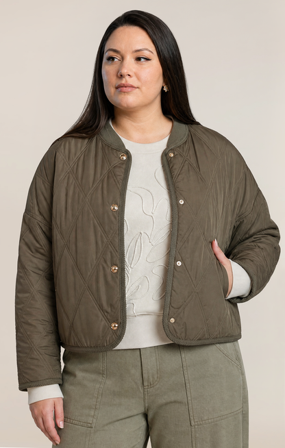 Curvy Quilted Jacket