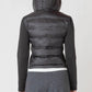 Mixed Fabric Puffer Jacket
