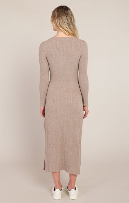 Knot Waist Long Dress