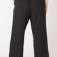 Curvy Elastic Waist Textured Pant