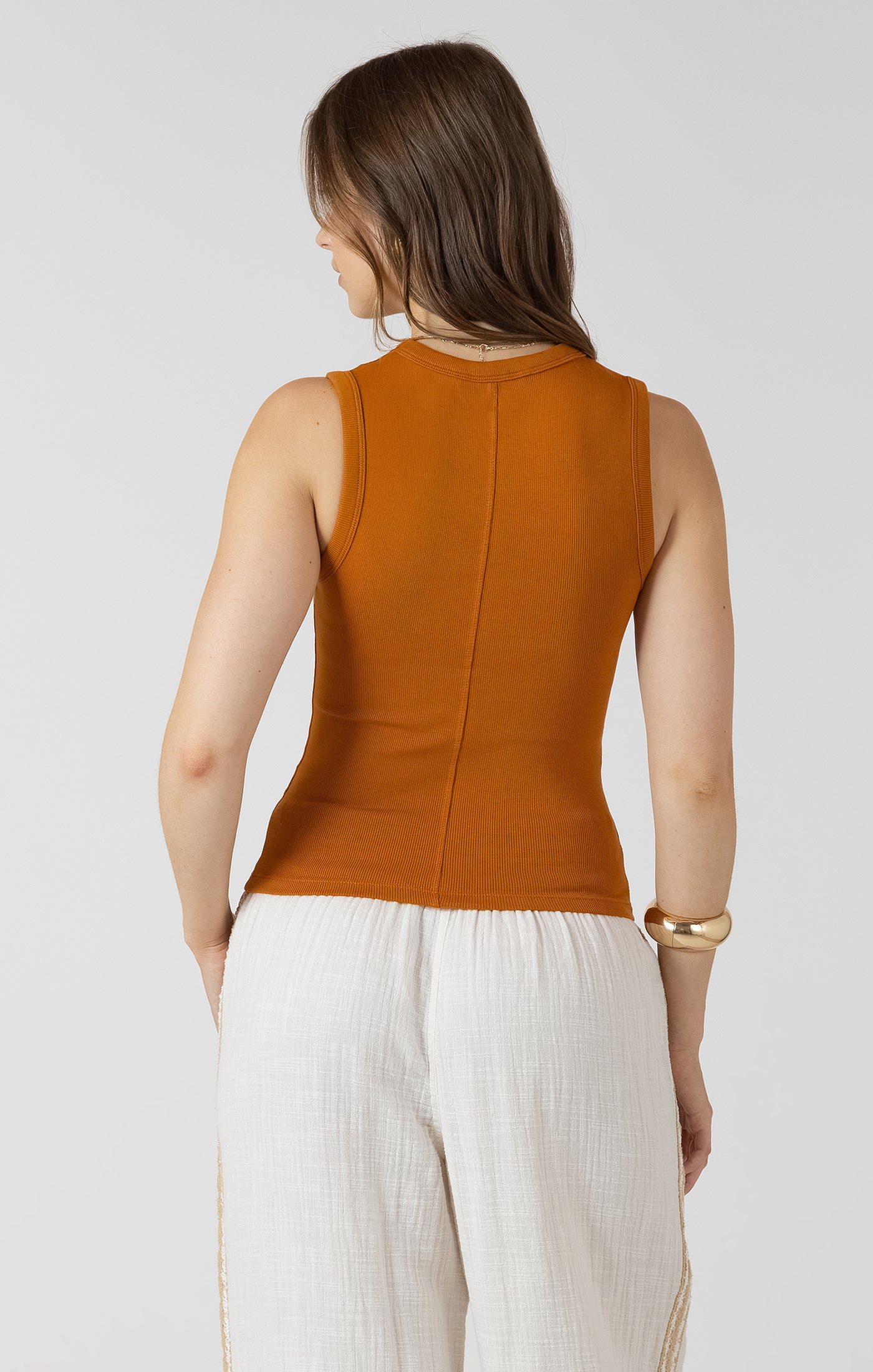 Ribbed Tank - Golden Hour