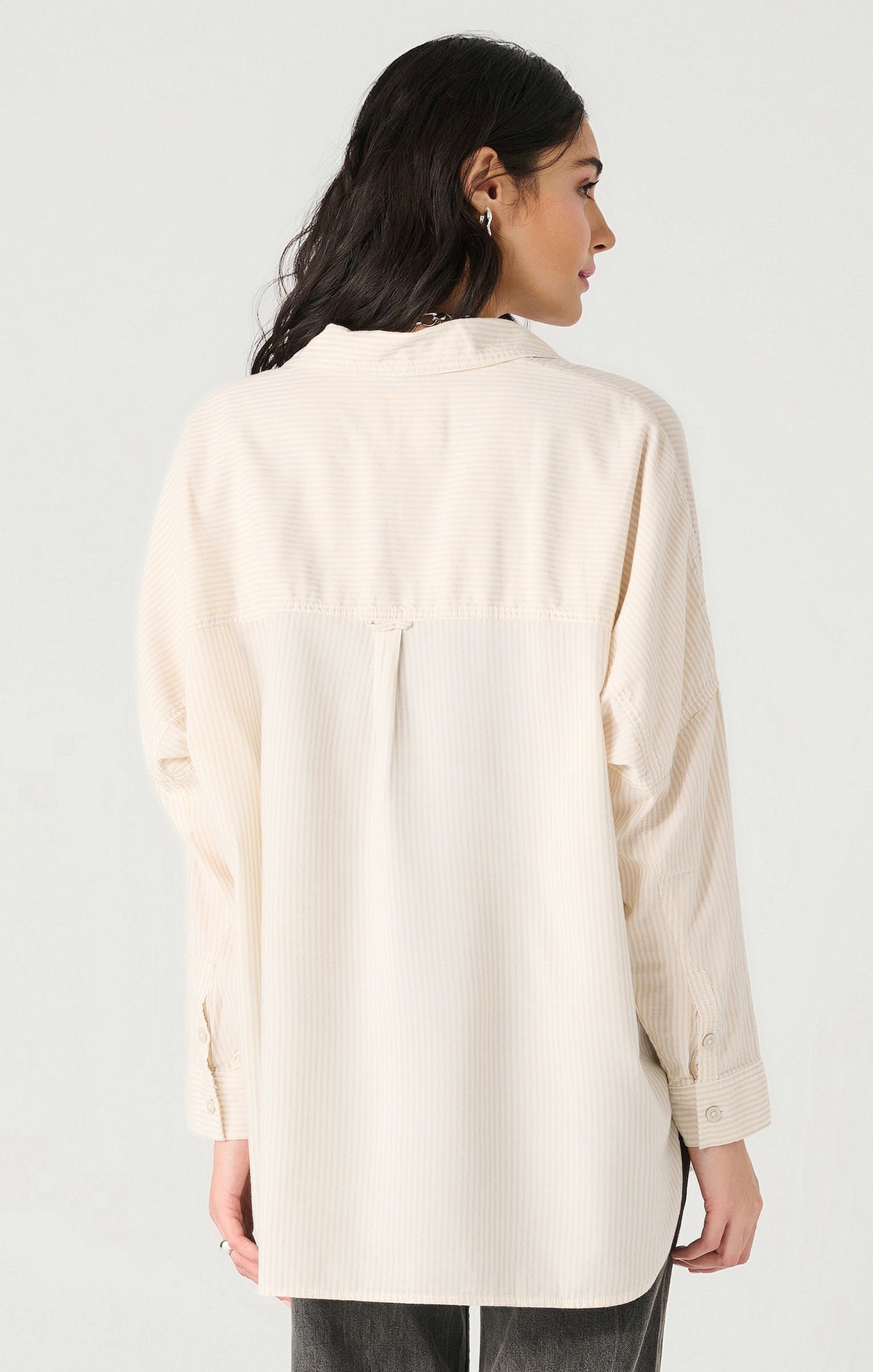 Dex Long Sleeve Oversized Button Up