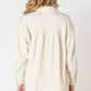 Thermal Knit Button Up - Cake Batter