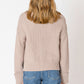 Cuffed Sleeve Textured Cardigan