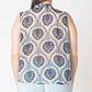 Dex Blue Medallion Blouse