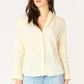 Dex Button Up Blouse - Lemon