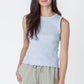 Dex Waffle Knit Tank - Heather Grey