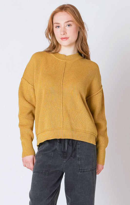 Mockneck Sweater - Ochre